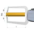 C12100 Elektronikus külső tapintó, 0-100 mm / 0,1 mm, mérési mélység 532 mm