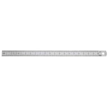 Hajlékony acélvonalzó, rozsdamentes, EG oszt.pont. II. 150 x 13 x 0.5 mm