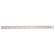 Hajlékony acélvonalzó, rozsdamentes, EG oszt.pont. II. 150 x 13 x 0.5 mm