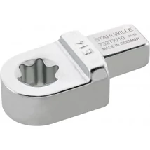 TORX® rátűző szerszám, rátűzőszerszám-befogó: belső négyszög 9x12