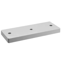 Alaplap,  52x8x17mm, homokfújt alumínium Gr.1