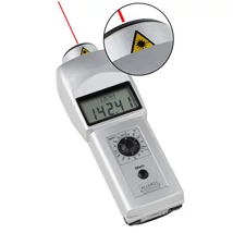 Digitális precíziós kézi lézer tachométer Alluris SMT-500CL (kontakt+lézer)