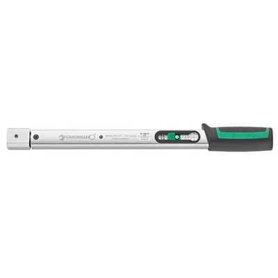 Nyomatékkulcs MANOSKOP® Nr.730 Quick 25-130 Nm feltűzhető szerszám befogó, belső négyszög: 14x18
